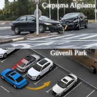 4 Lensli Araç Kamerası – 360° Görüş, 1080P Dash Cam, Gece Görüşlü 3/4 Kanallı Ön-Arka-Yan Kayıt