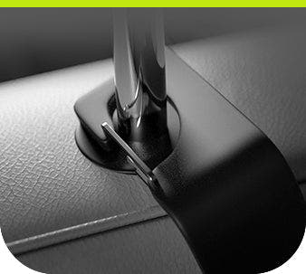 Patentli | Gevşemeyen Otomatik Ayarlı Araç Koltuk Arkası Askı Aparatı